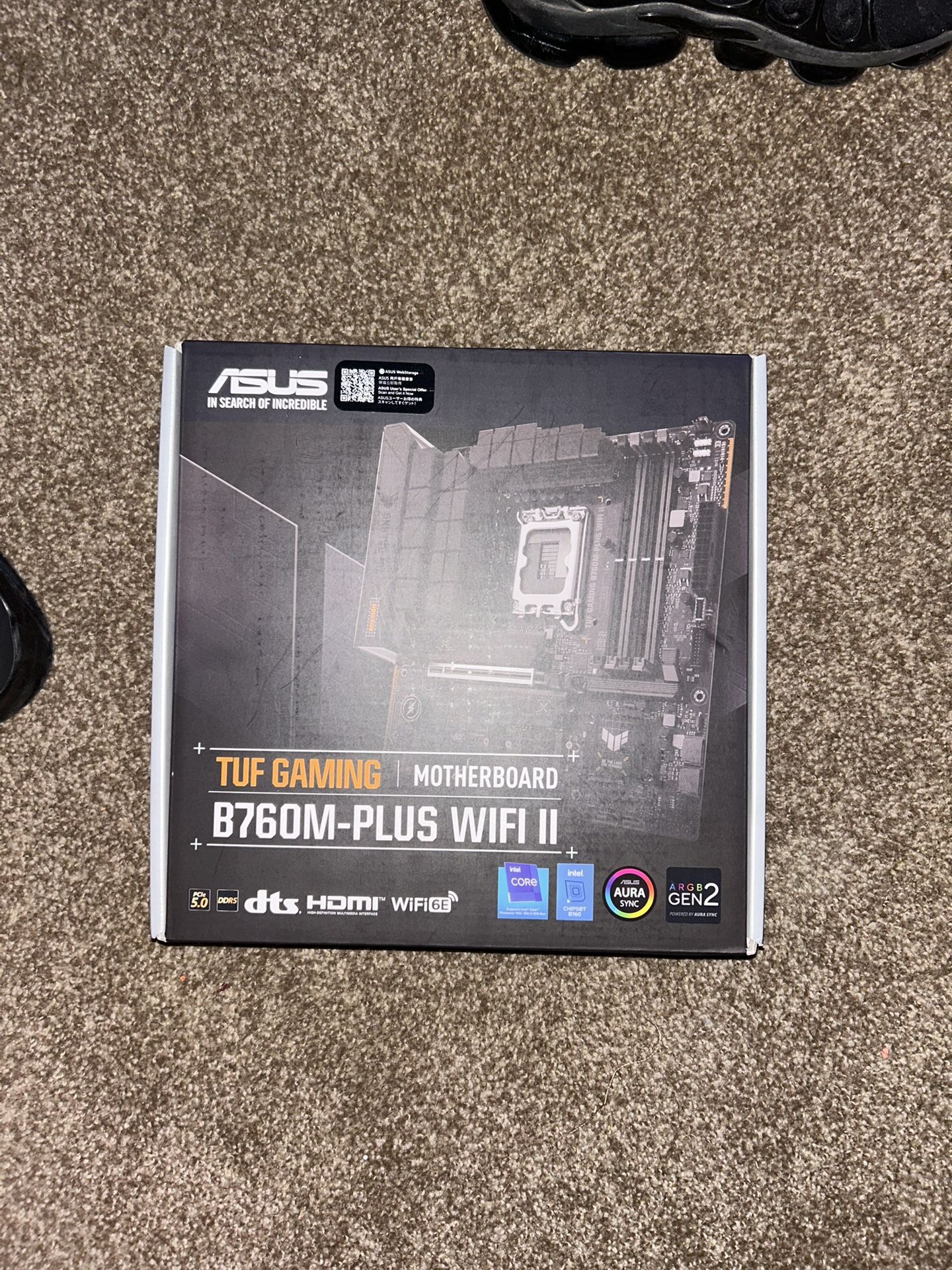 ASUS TUF Gaming B760M-Plus WiFi D4, Intel LGA1700 Motherboard