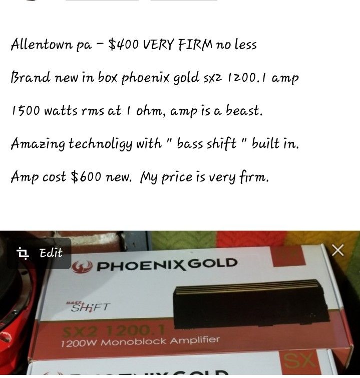 Phoenix Gold Bass Amp