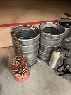Two 15 gallon Brew Kettles kegs