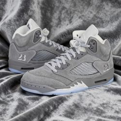Wolf Grey 5’s Men’s 12 