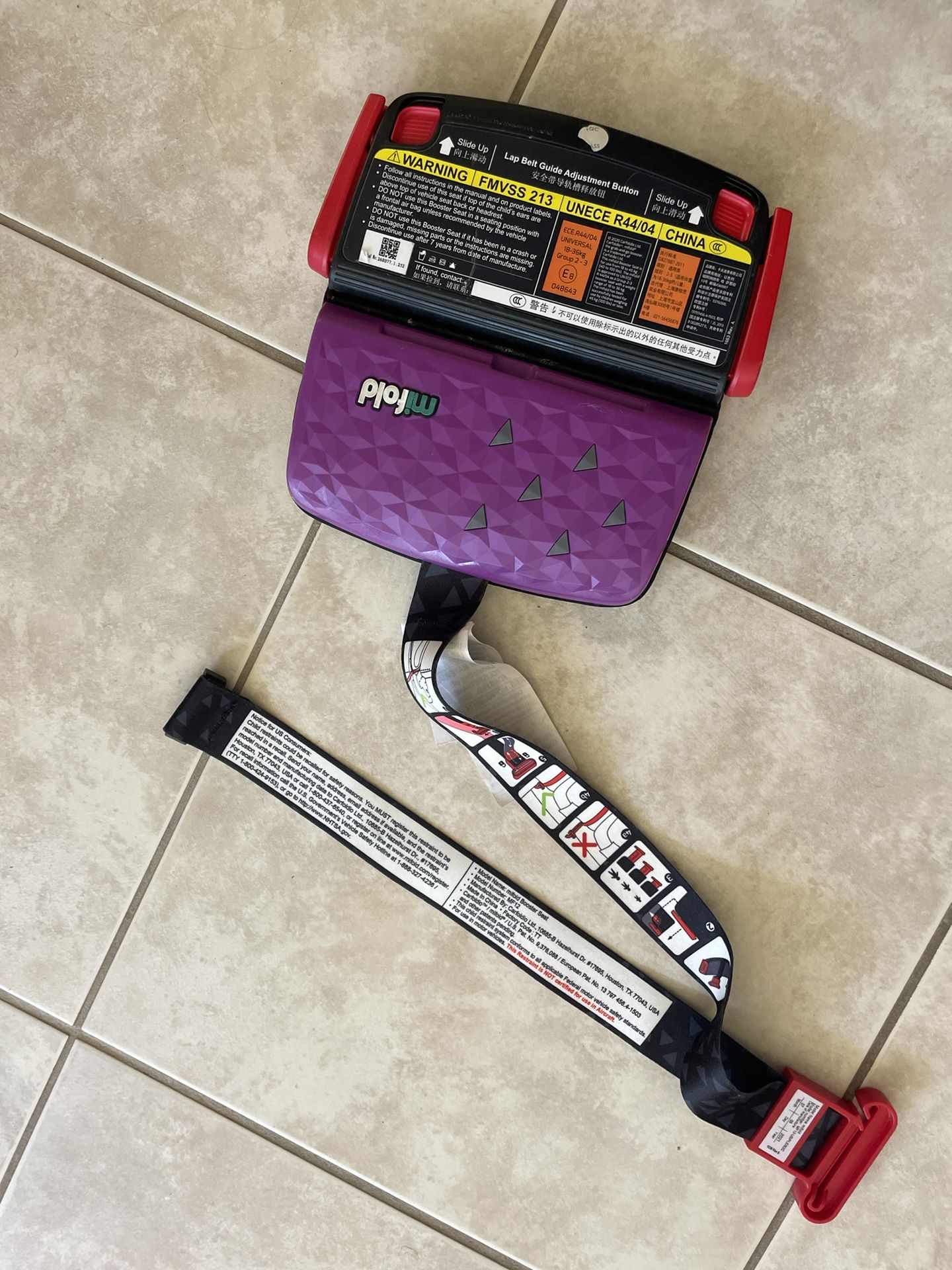 Travel Booster Seat Mifold