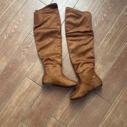 Brown Knee High Boots