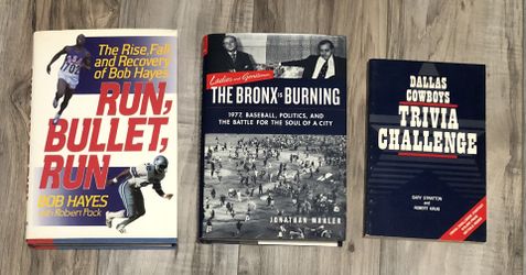 The Bronx is Burning, Run Bullet Run, Dallas Cowboys Trivia Challenge Books