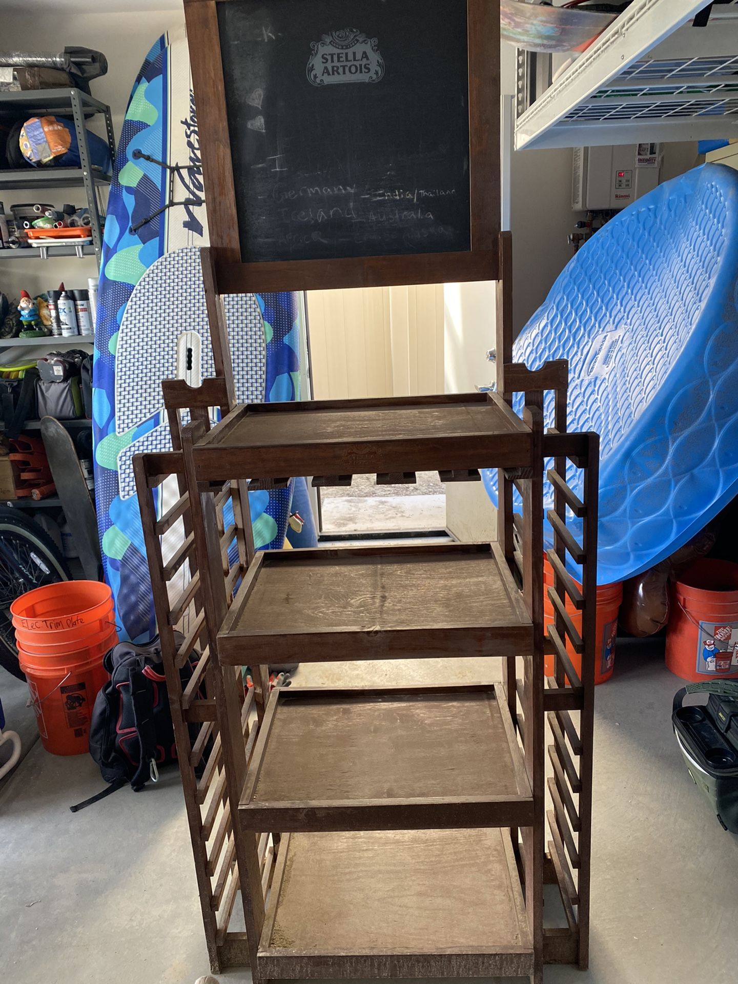 Stella Artois Bar With Chalk Board