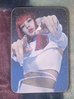 BLACKPINK - Lisa mini album SQUARE UP LOMO Card 40pcs Polaroid Photocards +Iron box