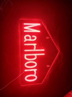 Led Marlboro sign light