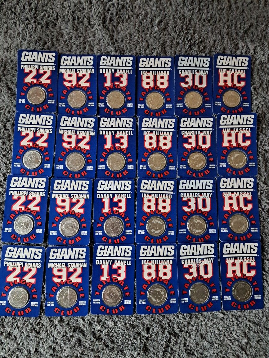 1998 Limited Edition New York Giants Collector Coins. PLEASE SEE DESCRIPTION.