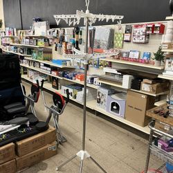 SONGMICS 2 Tier Clothes Drying Rack 72" Folding Laundry with 3 Rotatable Arms - White