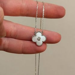 Solid Silver Wedding Gift Necklace 