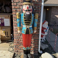 68 Inch Nutcracker Solider Christmas Blowmold. 
