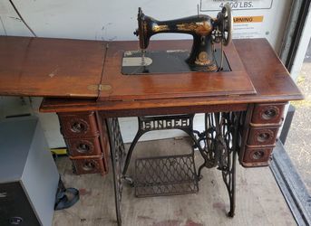 Antique Singer sewing machine