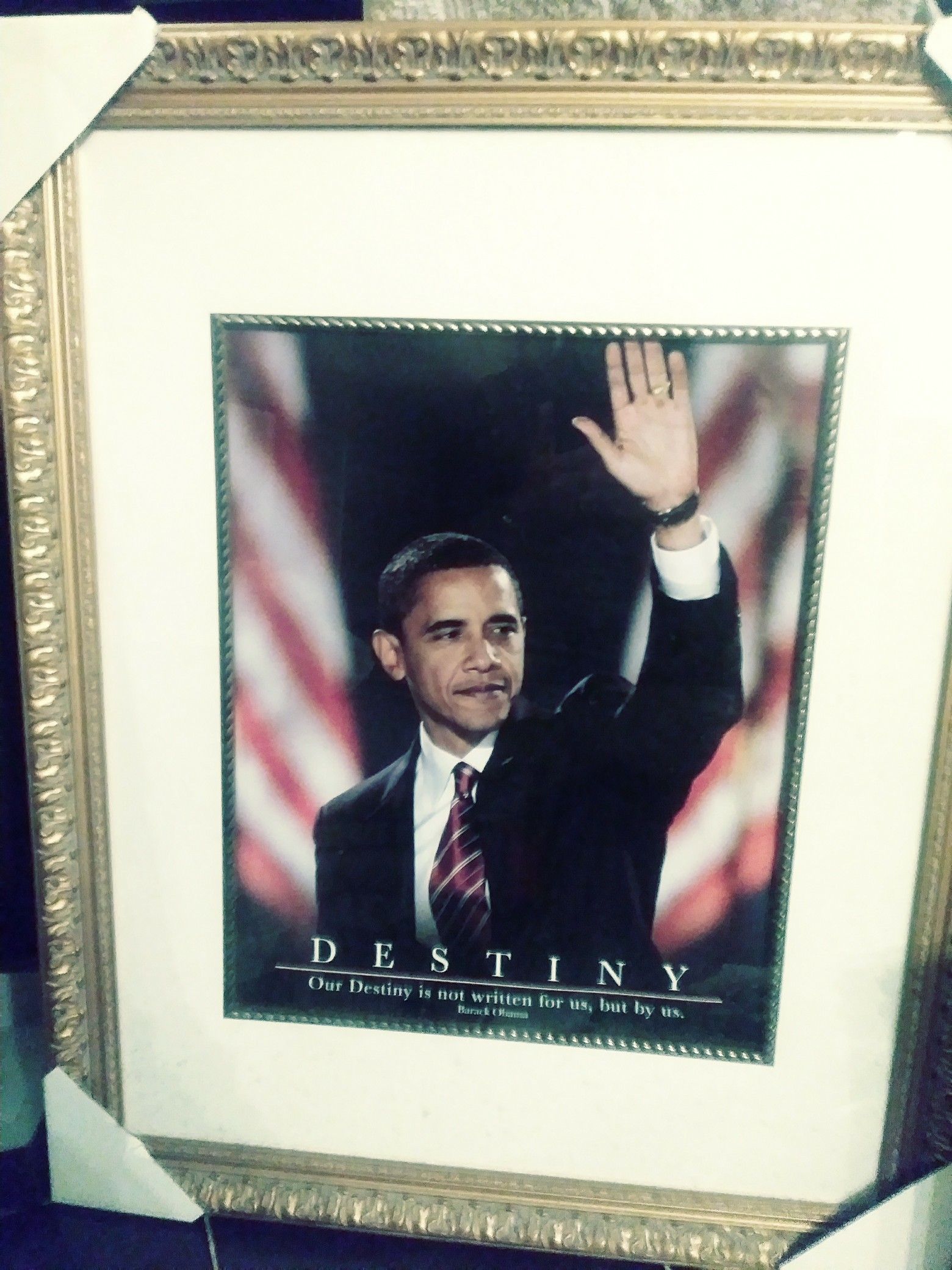 CLEARANCE - Memorable portrait of the first and only black President , Barack Obama