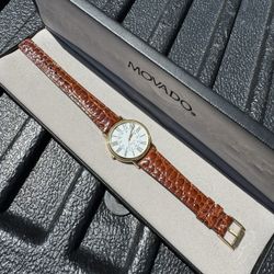 Unisex Movado Gold Plated Watch 