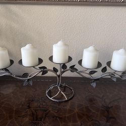 Wrought Iron Candle Holder