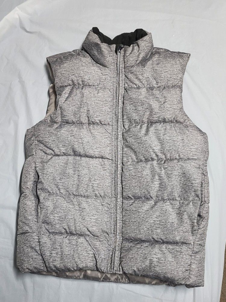 Gap Kids Puff Vest Size XL Gray