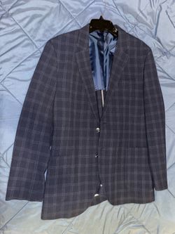 Mens blue sport coat size L
