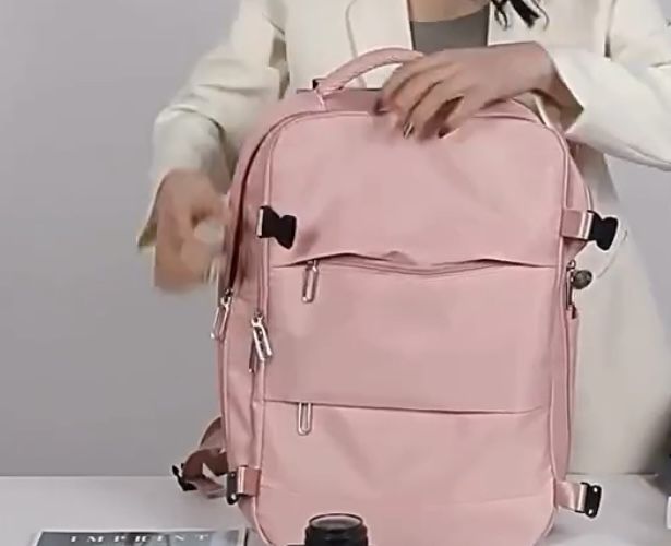 Backpack - Pink - Durable And Holds A Lot - New With Tags