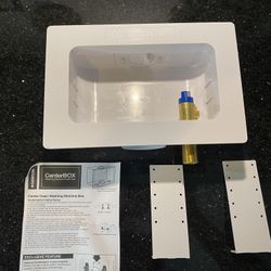EVERFLOW CenterBOX Washing-Machine Outlet Box with One Valve Only