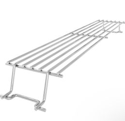 Grill Warming Rack for Weber Spirit Grill 7641 Warming Rack Spirit 300 Series, Grills with Front Control Knobs,25'' Stainless Steel Grill Upper Rack f