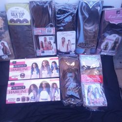 Wigs (10 Pre Owned In The Package)