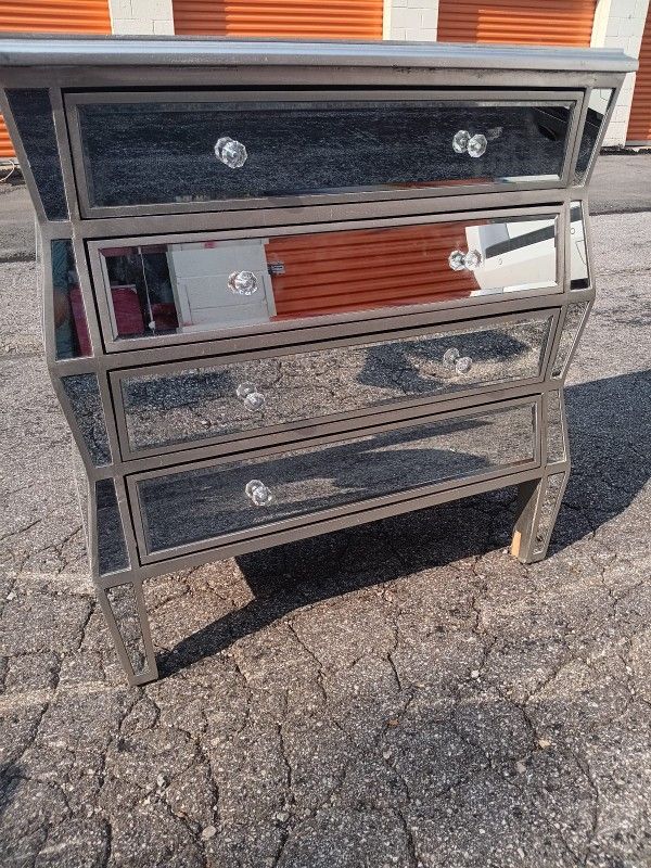 Mirrored Dresser Accent Table