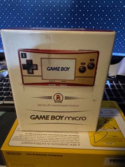 GameBoy Micro 20th Anniversary Mario Edition