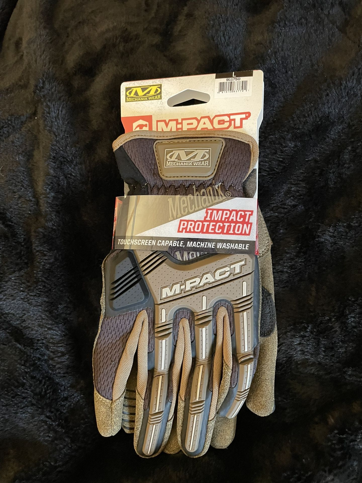 These are Mechanix Wear M-Pact Covert Gloves, designed for impact protection and tactical use.