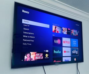 54” Samsung TV with Soundbar Included!