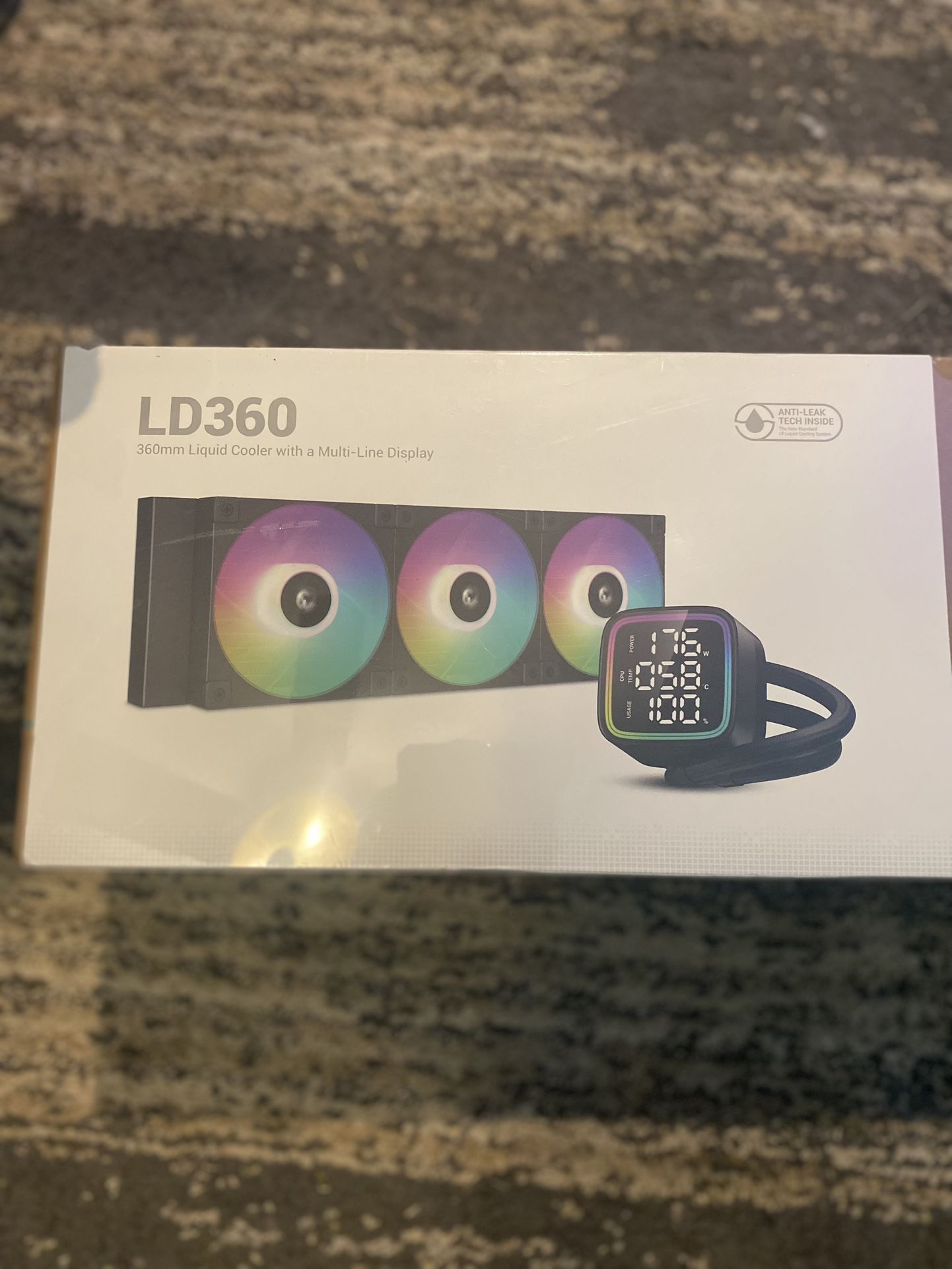 DeepCool LD360 AIO Liquid CPU Cooler 360mm ARGB Liquid Cooler