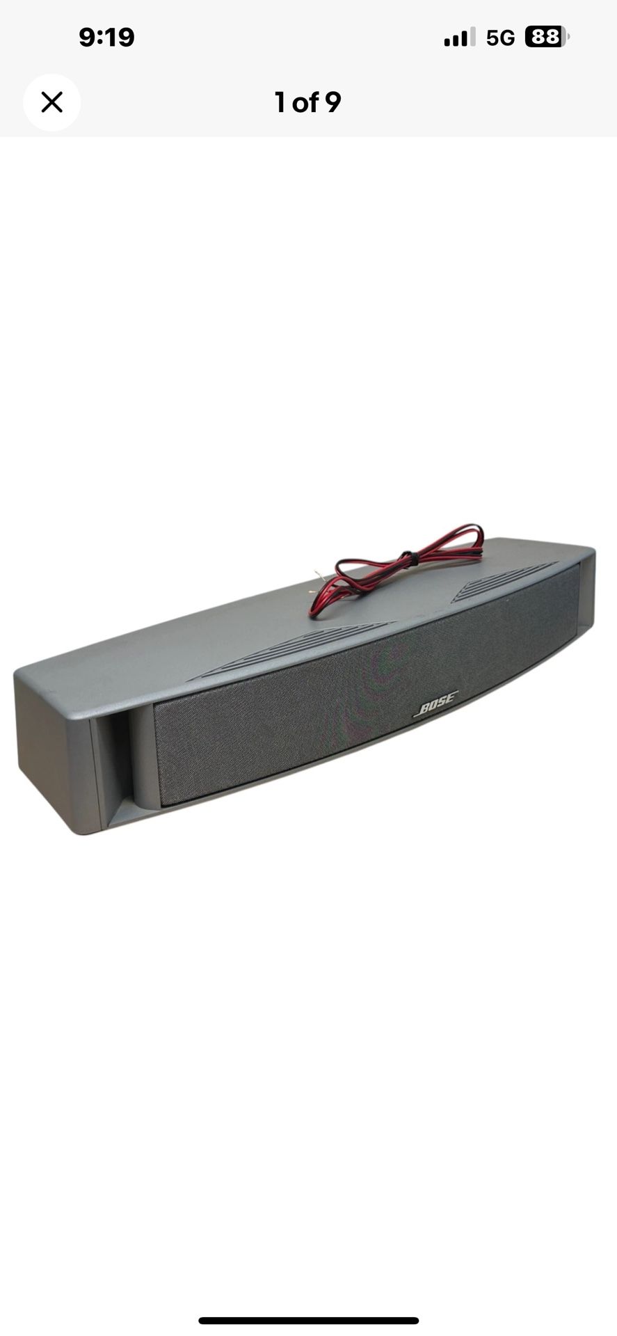 Bose VCS-10 Center Channel Speaker For Home Theater Surround Sound System