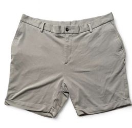 Zara Men's Light Gray Flat Front Shorts