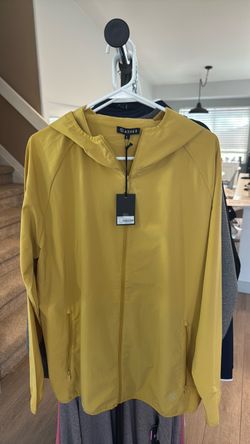 Asher Yellow Zip-Up Hooded Jacket - Large - NWT