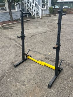 Adjustable Squat Rack Stand Pair