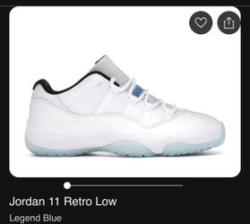 Jordan 11 Sz 9.5 Columbia Low