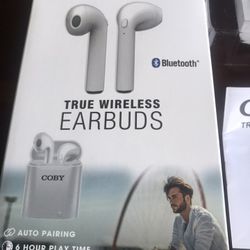 Coby Bluetooth True Wireless Earbuds