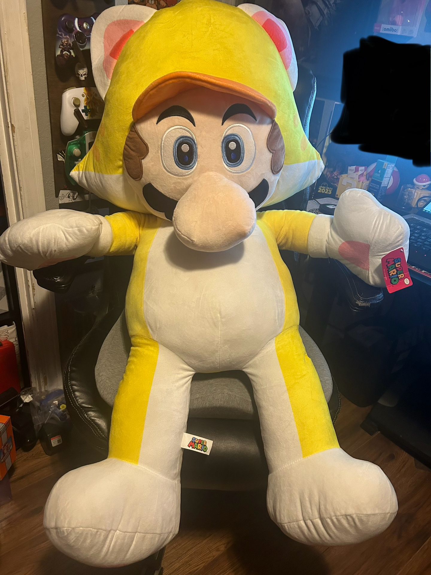 Mario In A Cat Suit Giant 4’ Plush