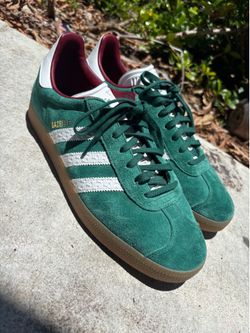 adidas Gazelle Collegiate Green Burgundy