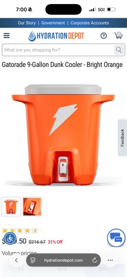 Gatorade Sports Cooler 9 Gallon