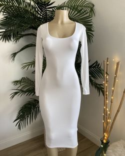 White Midi Dress