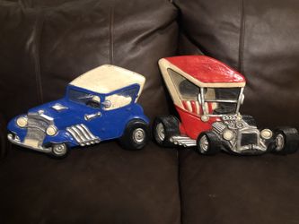 Vintage 1976 Hot Rod Decor
