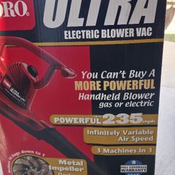 Toro Ultra Blower And Vacuum 3-in-1