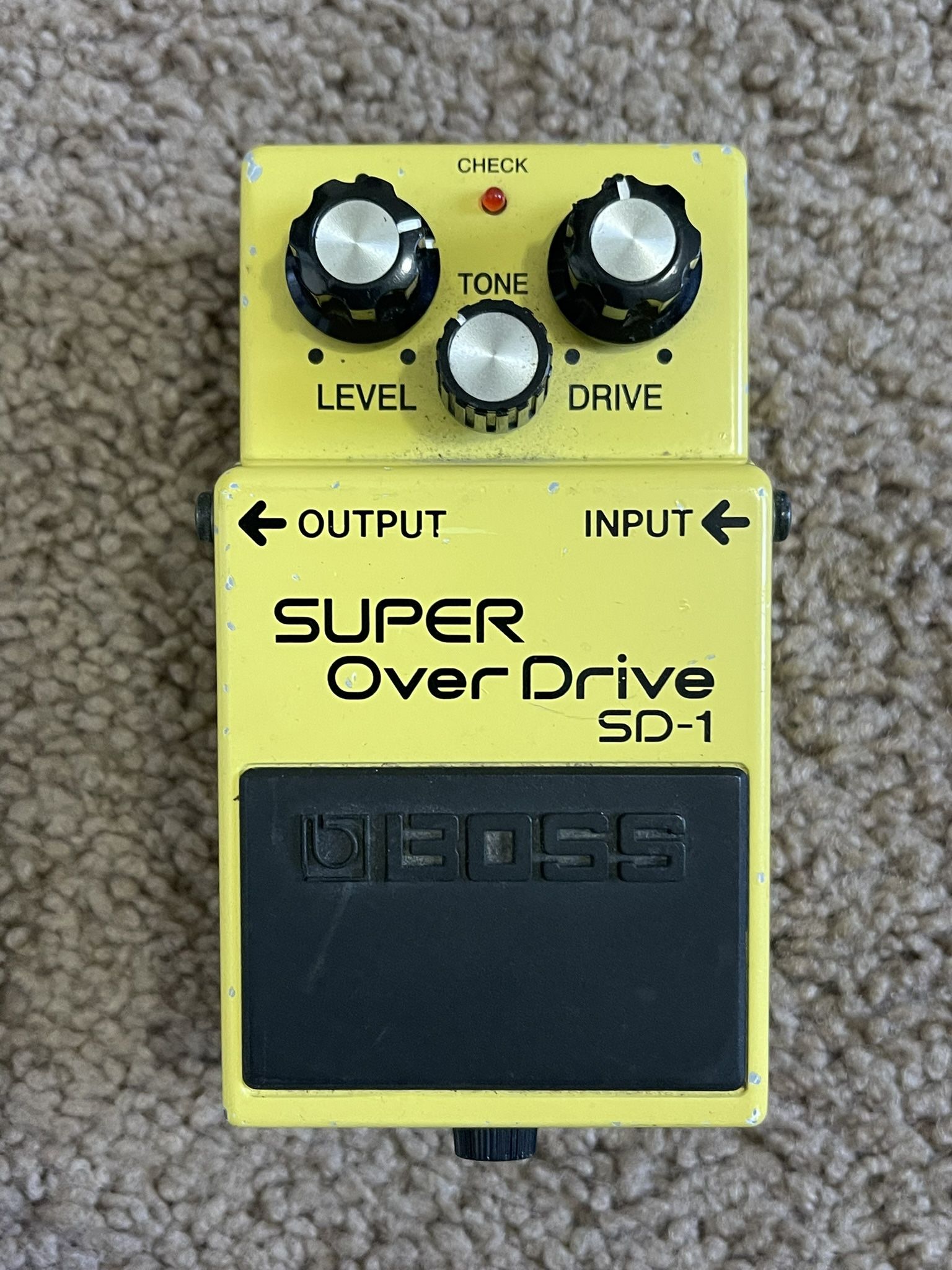 Boss Super OverDrive SD-1 Guitar Effect Pedal $75