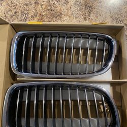 BMW F Series Grill Covers Chrome