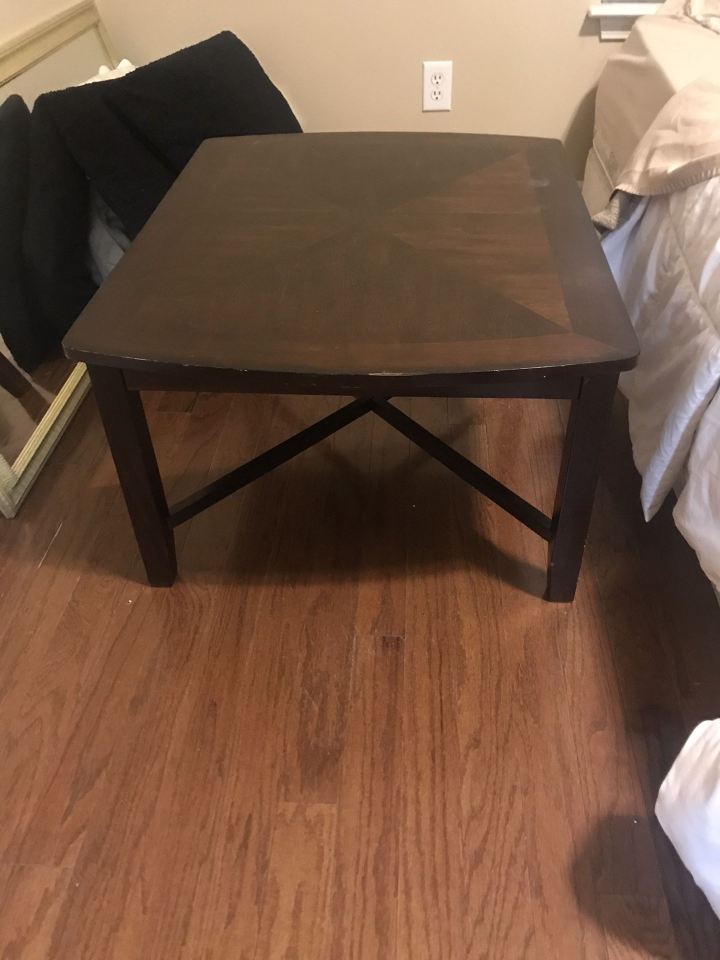 Wooden coffee table