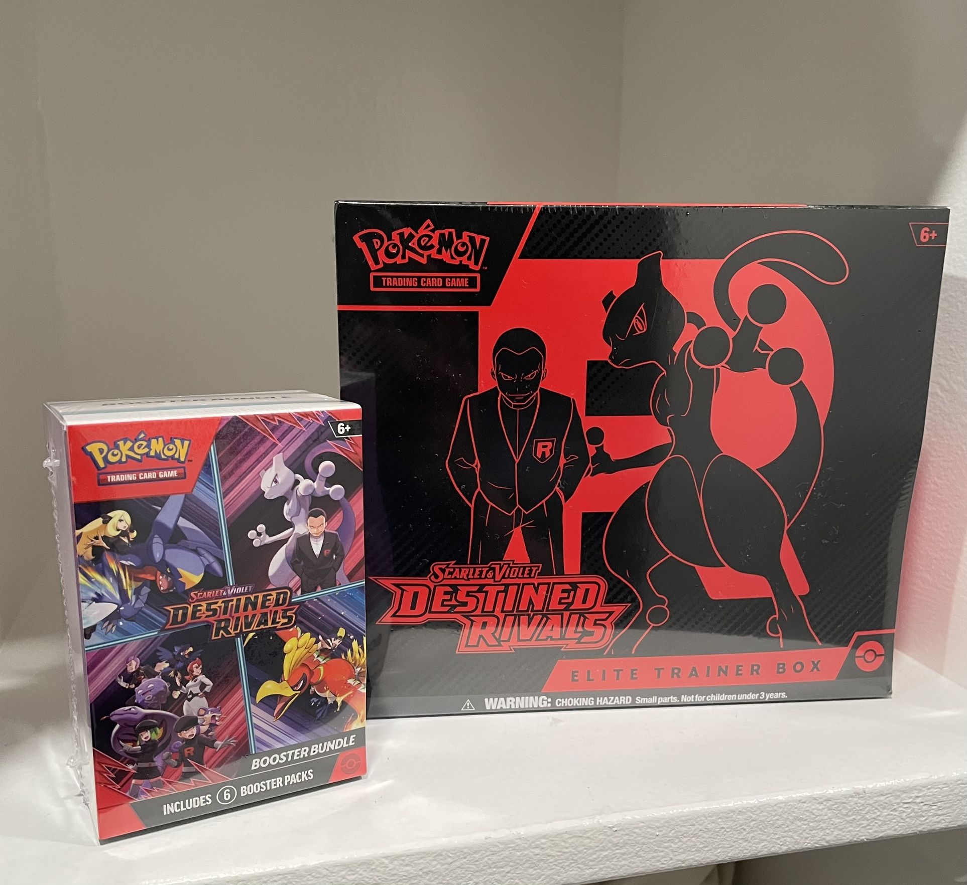Pokémon Destined Rivals ETB and Booster Bundle