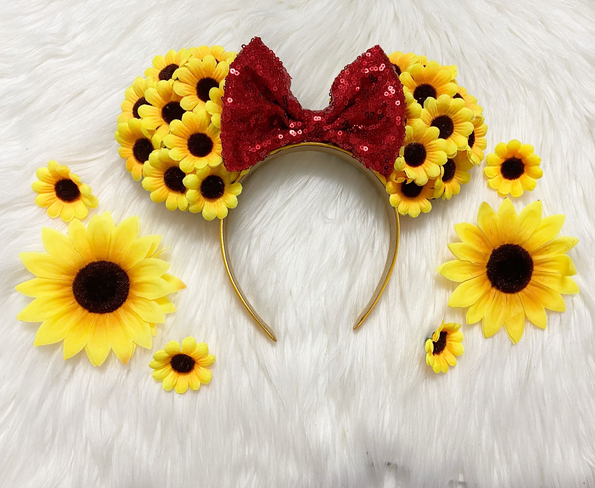 Sunflower Minnie Ears Disney 
