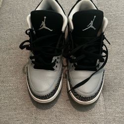 Air Jordan’s Retro 3 Wolf Grey 