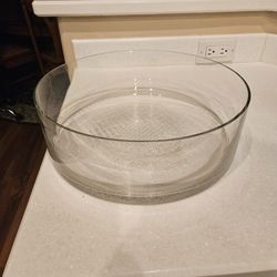 Cylinder Glass Bowl Vintage