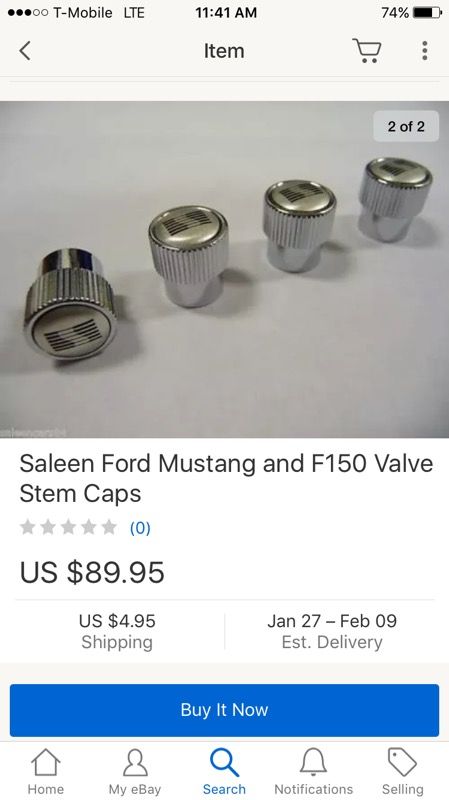 Very Rare Oem Saleen Mustang Valve Stem Caps For Sale In Aurora Il Offerup