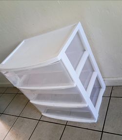 Plastic storage cabinet